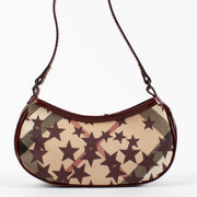 Authentic Preloved Burberry Check Star Mini Bag Top Handle on Labellov.com