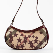 Authentic Preloved Burberry Check Star Mini Bag Top Handle on Labellov.com