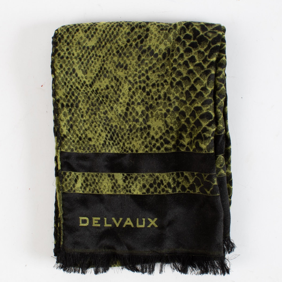 Authentic Second Hand Delvaux Python Print Scarf on Labellov.com