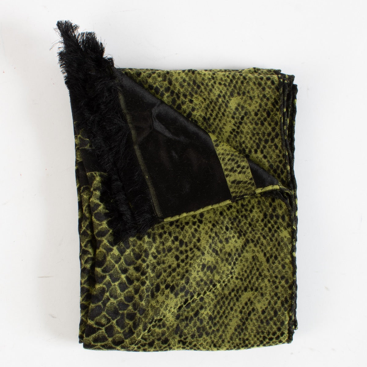 Authentic Second Hand Delvaux Python Print Scarf on Labellov.com