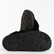 Authentic Second Hand Christian Dior Black Fur Dioract Sandals on Labellov.com