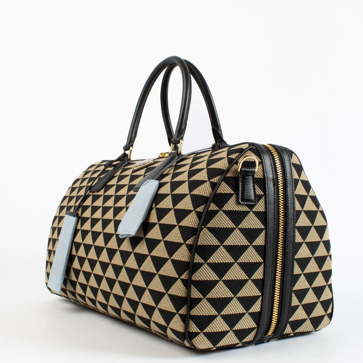 Authentic preloved Medium Symbole Embroidered Fabric Travel Bag on Labellov.com