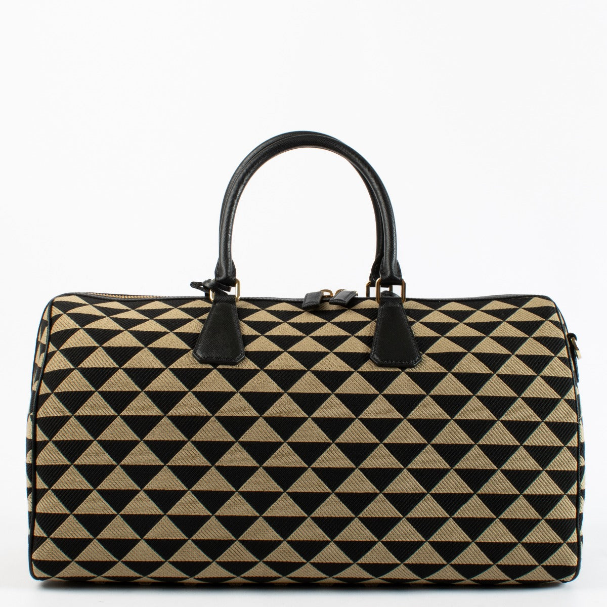 Authentic preloved Medium Symbole Embroidered Fabric Travel Bag on Labellov.com