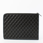 Authentic Second Hand Chanel Black Laptop Case Travel Bag on Labellov.com
