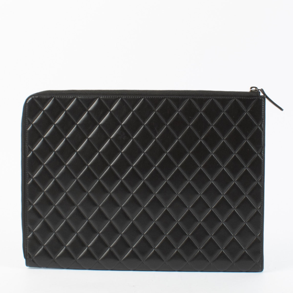 Authentic Second Hand Chanel Black Laptop Case Travel Bag on Labellov.com