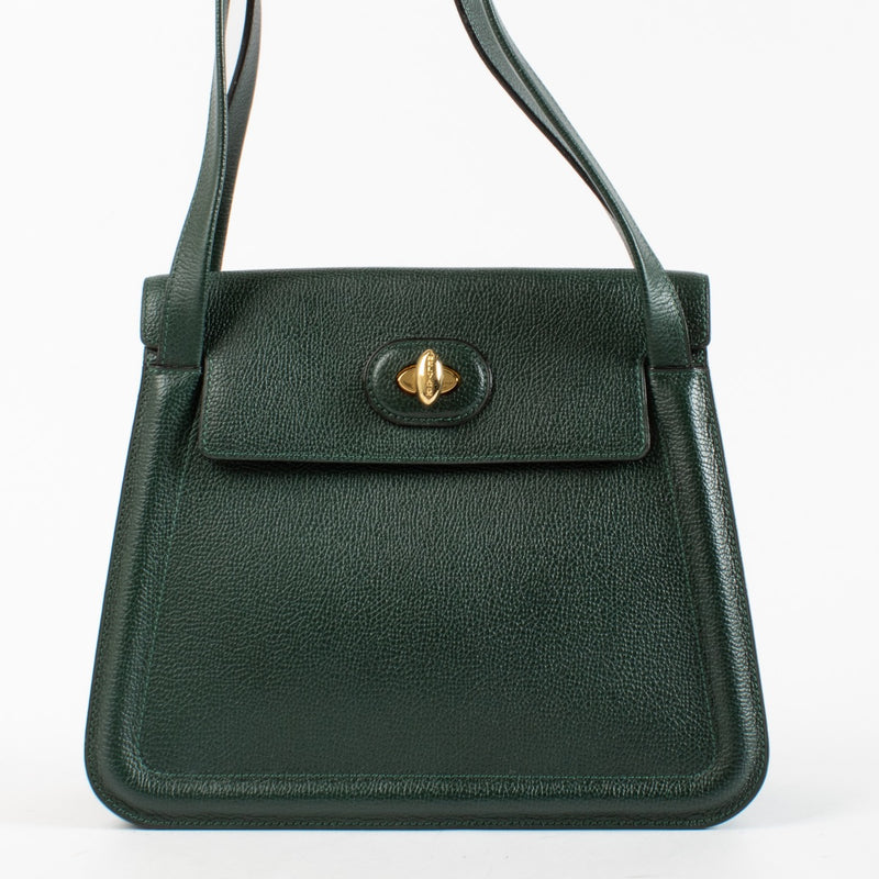 Authentic Second Hand Delvaux Green Shoulder bag on Labellov.com
