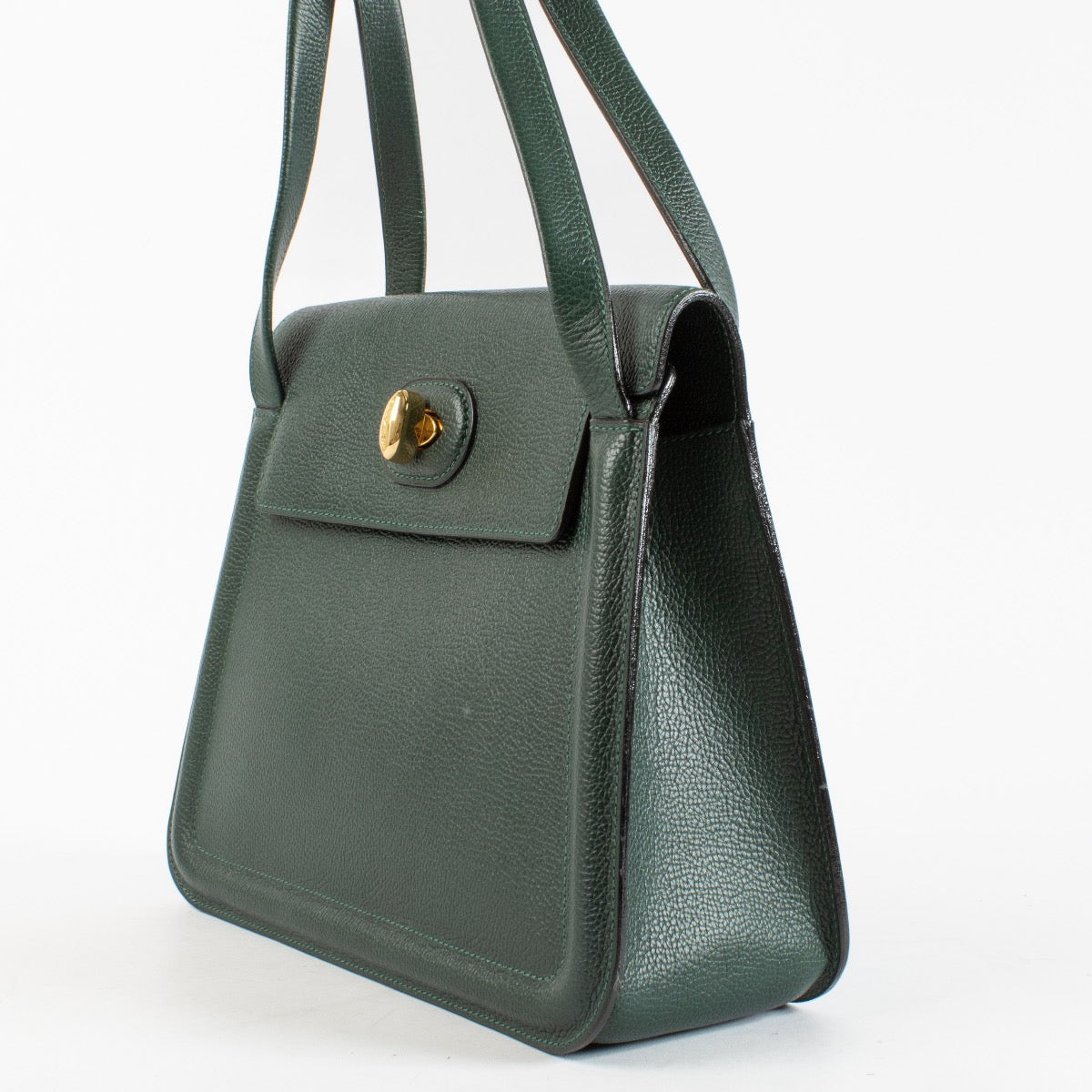 Authentic Second Hand Delvaux Green Shoulder bag on Labellov.com