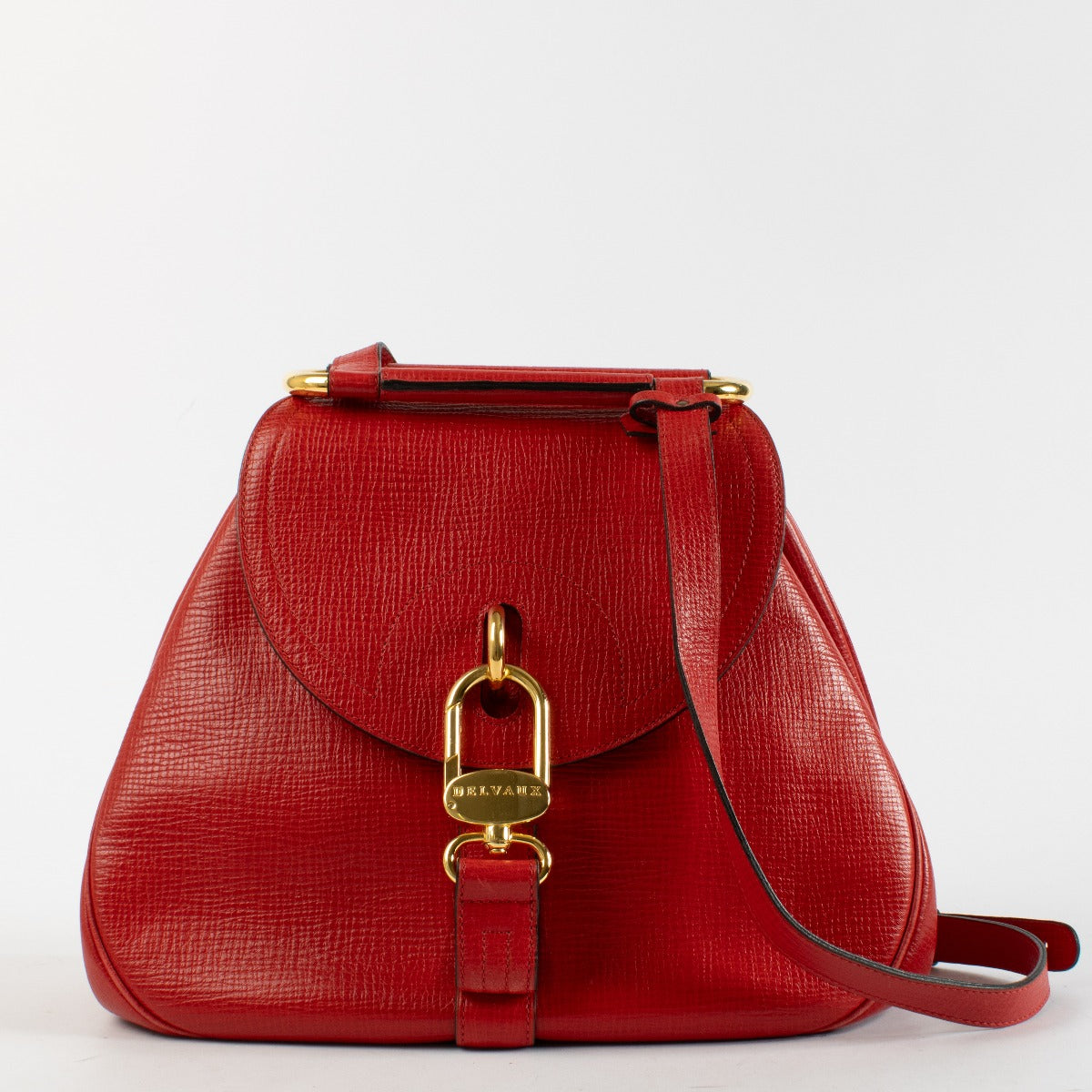 Sac Cerceau rouge Delvaux