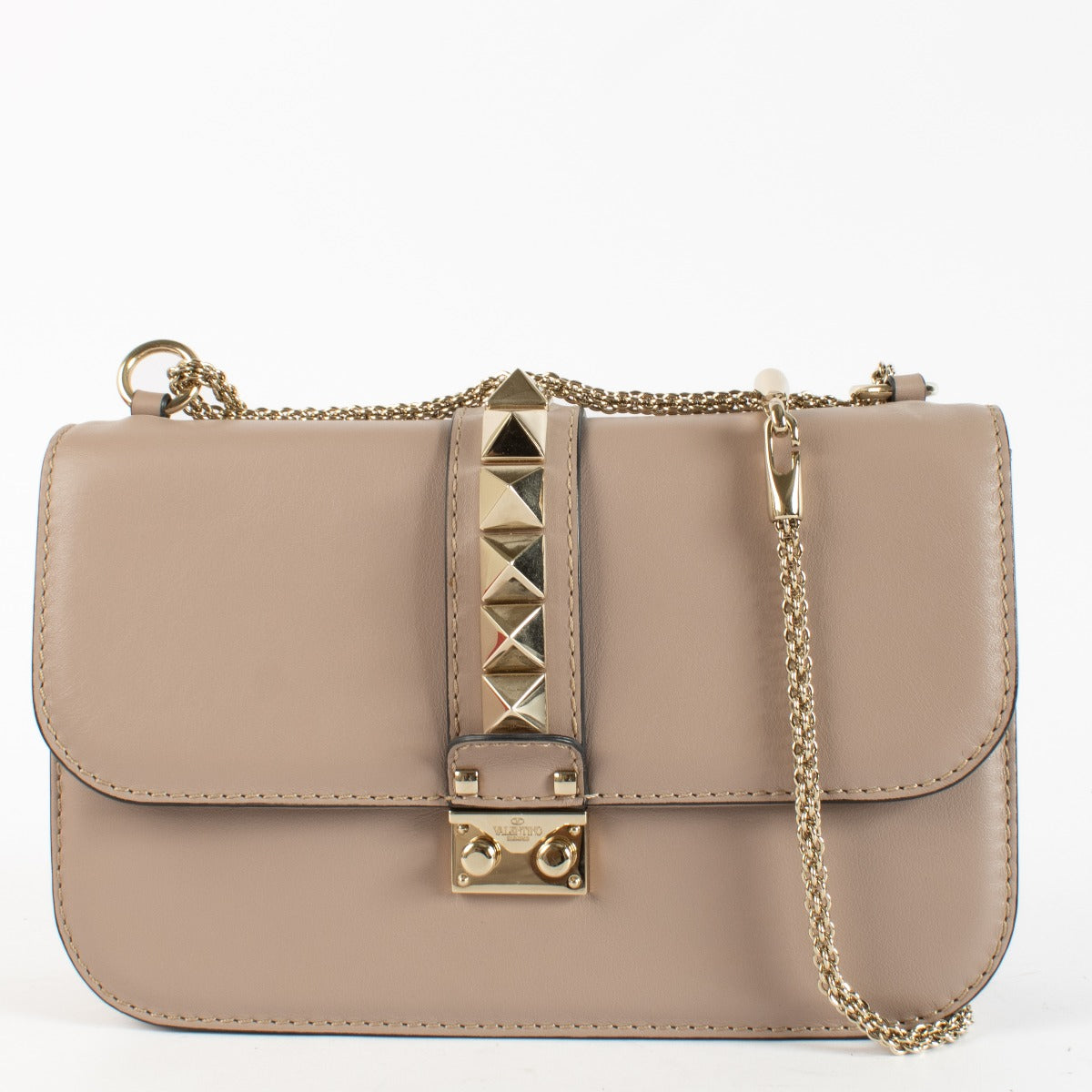 Valentino Garavani Poudre Medium Glam Lock Tas