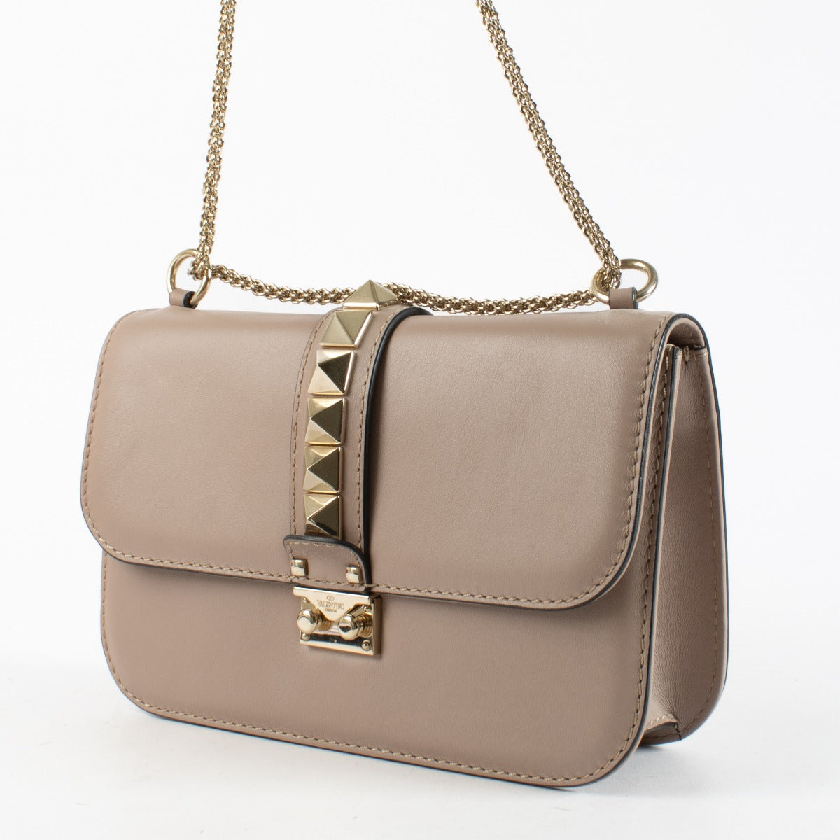 Valentino Garavani Poudre Medium Glam Lock Tas