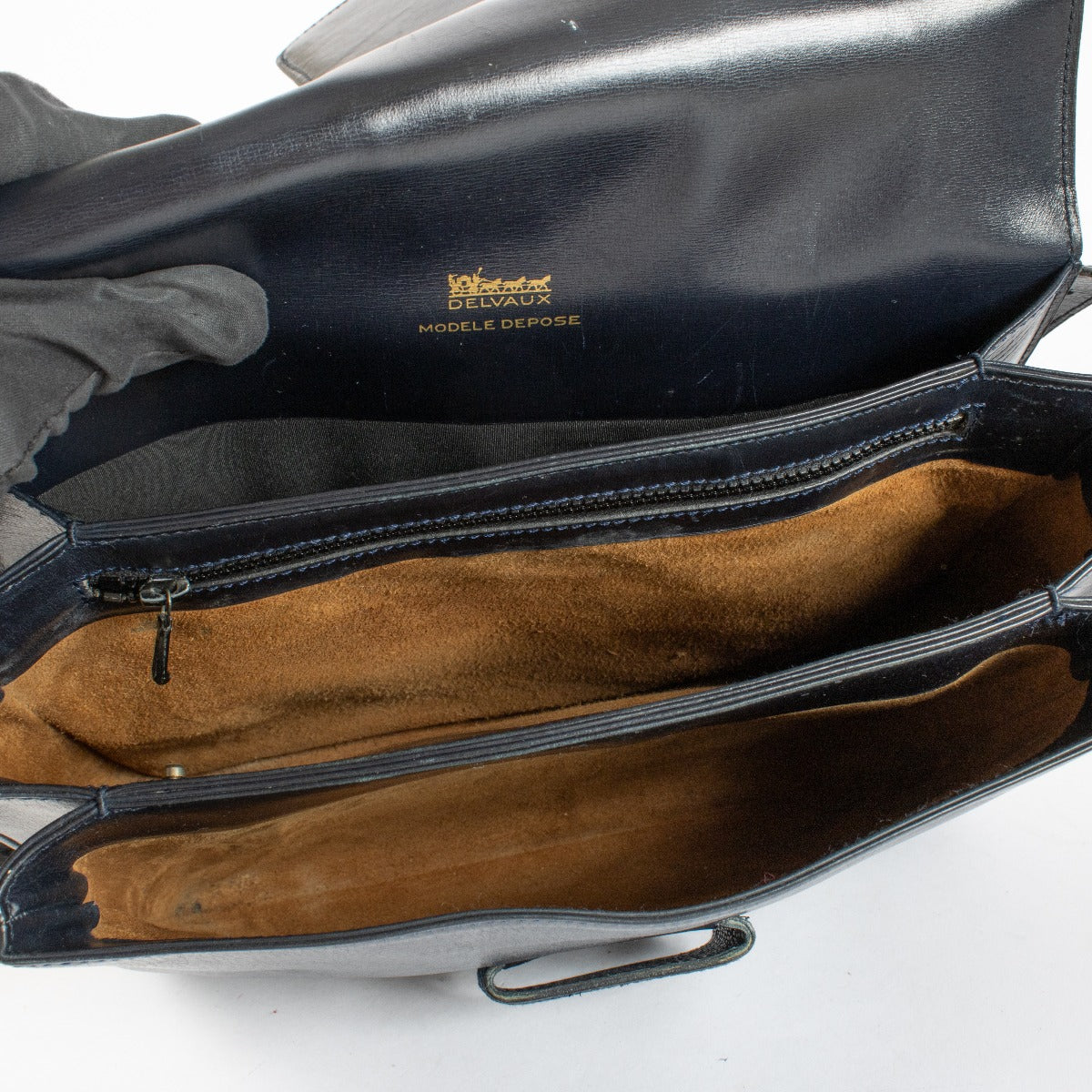 Authentic preloved Delvaux Blue Shoulder Bag on Labellov.com