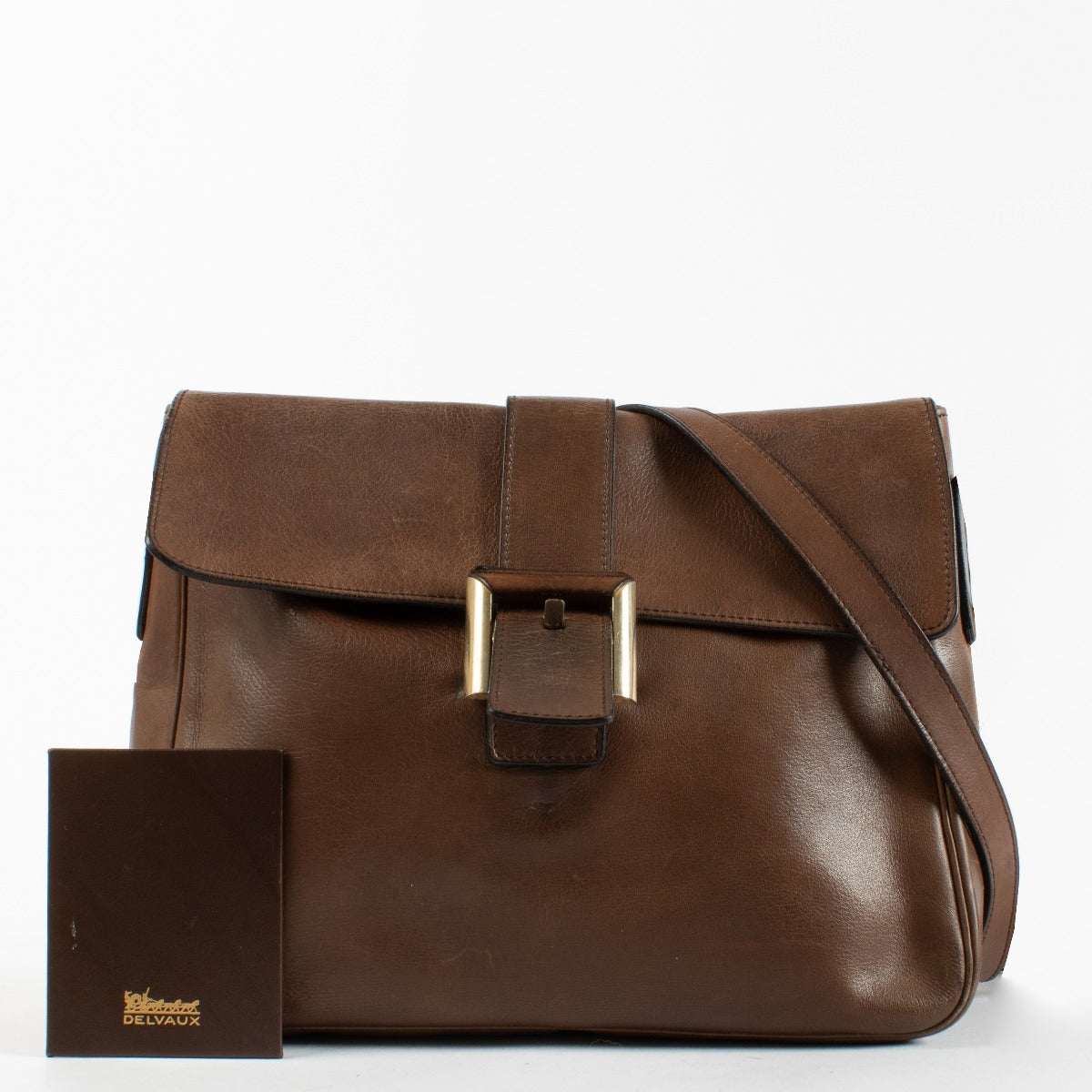 Authentic preloved Delvaux Brown Crossbody Bag on Labellov.com