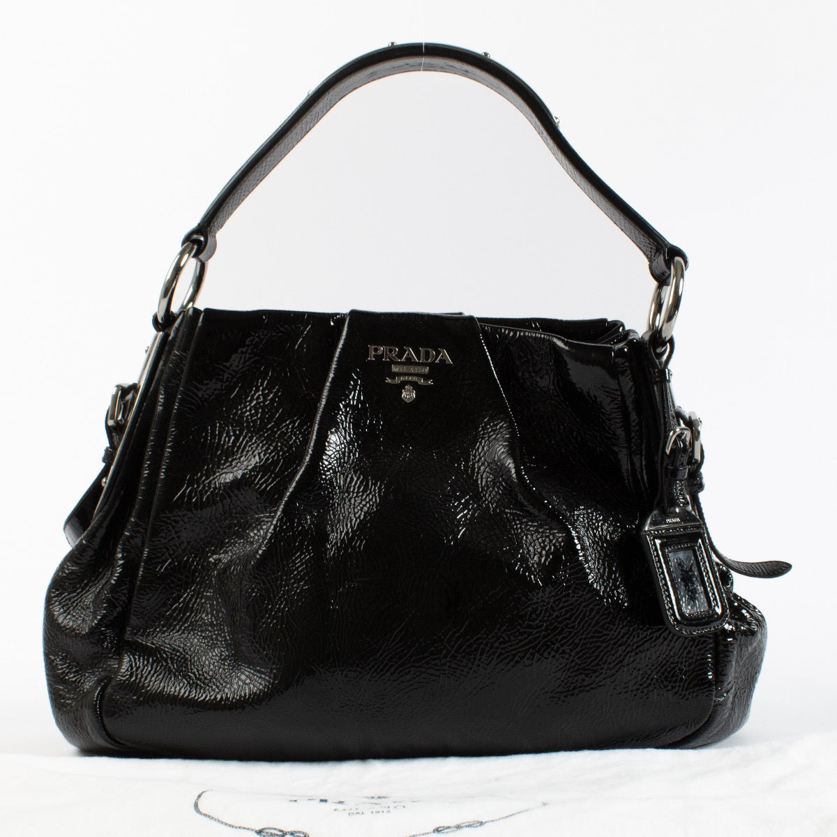 Authentic Preloved Prada Black Shoulder bag on Labellov.com