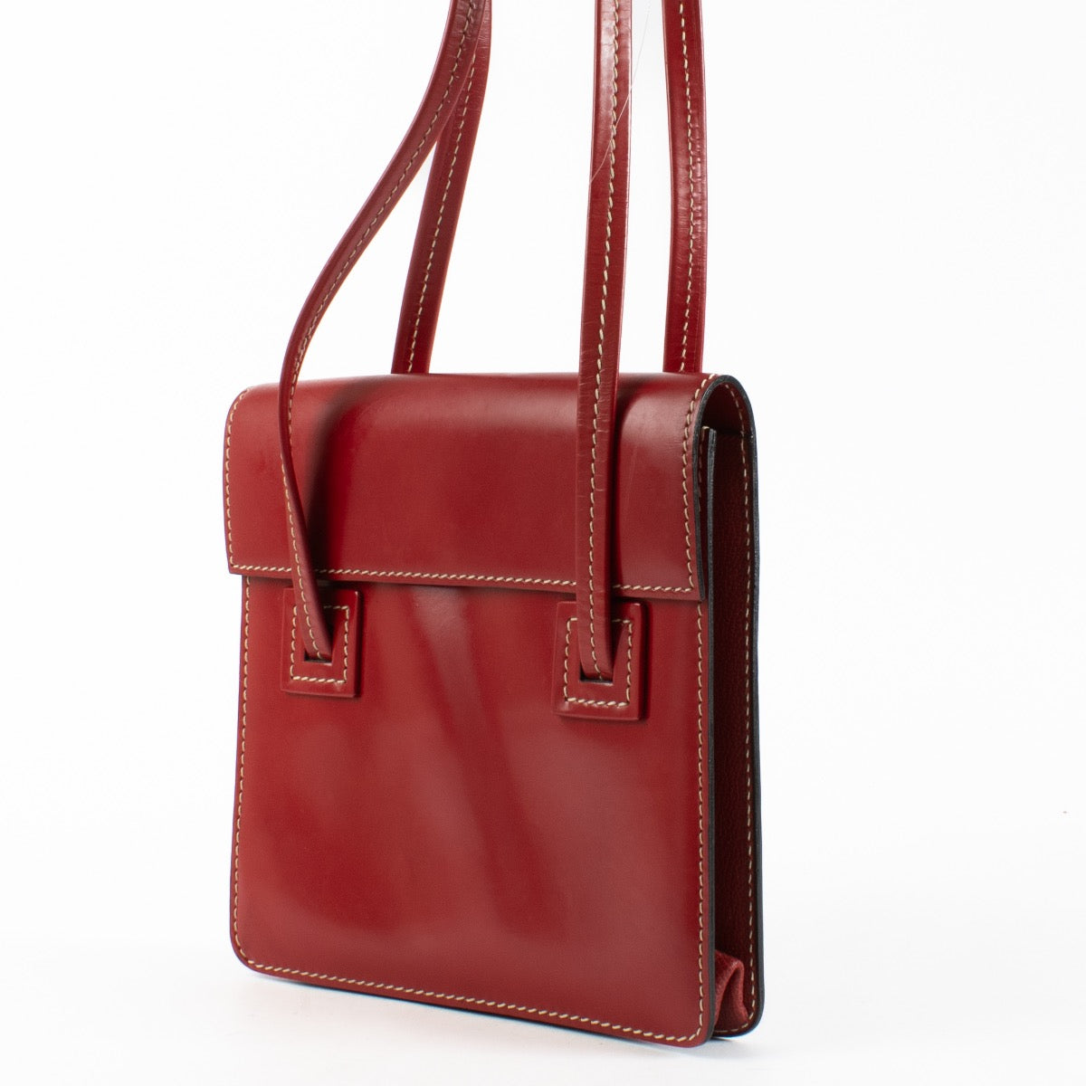 Authentic second-hand Delvaux Red Santal Shoulder bag on labellov.com