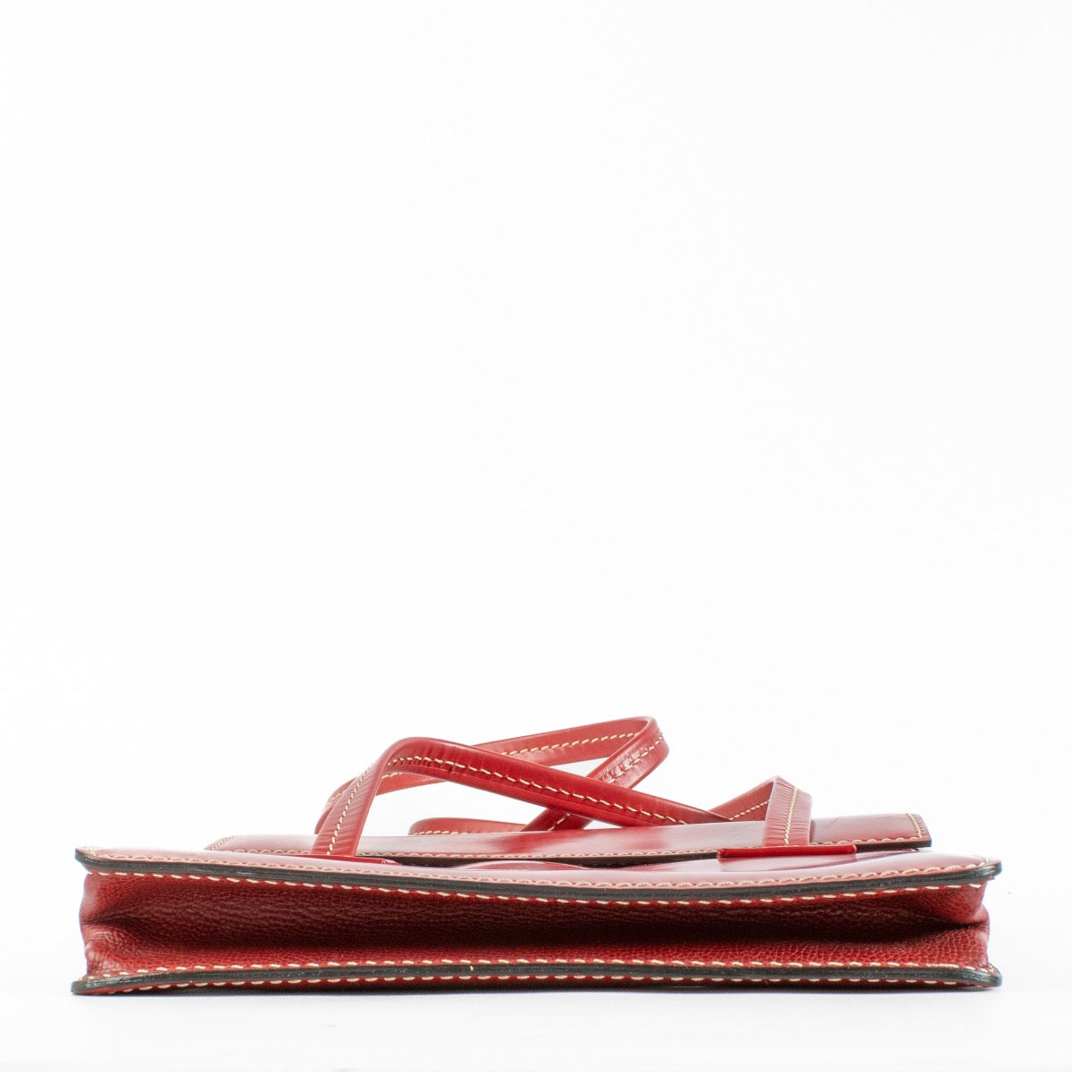 Authentic second-hand Delvaux Red Santal Shoulder bag on labellov.com