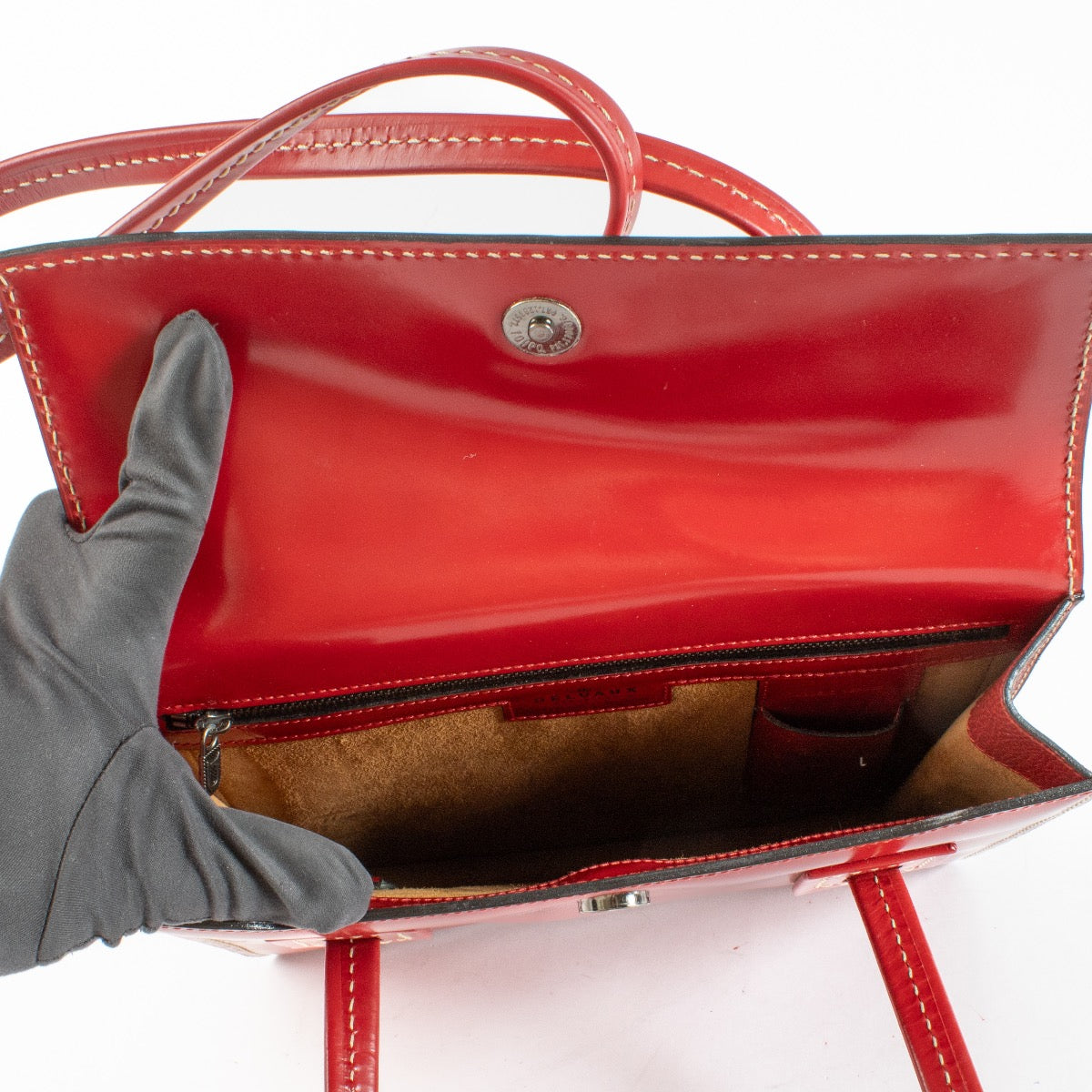 Authentic second-hand Delvaux Red Santal Shoulder bag on labellov.com