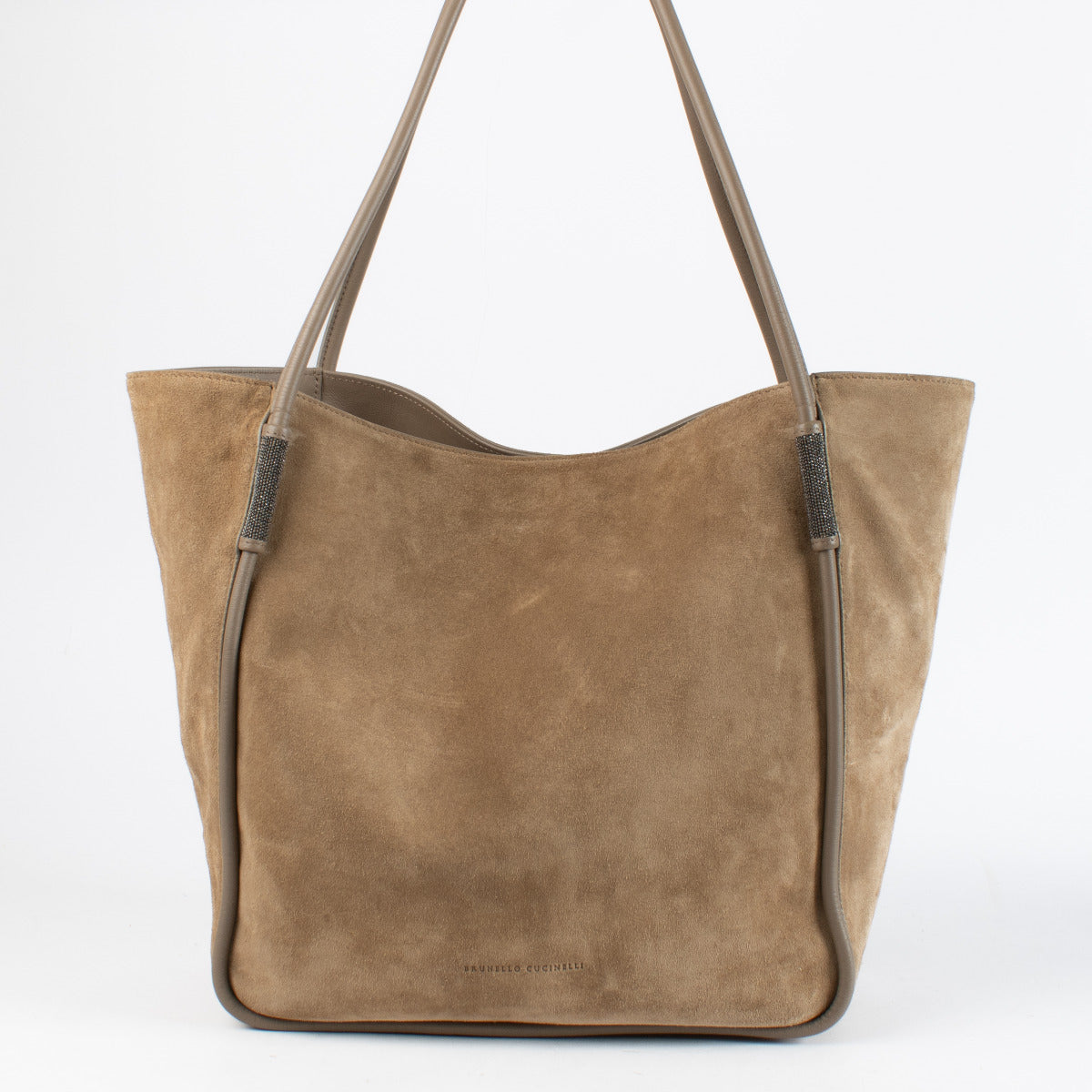 Brunello Cucinelli Suede Shopper Bag