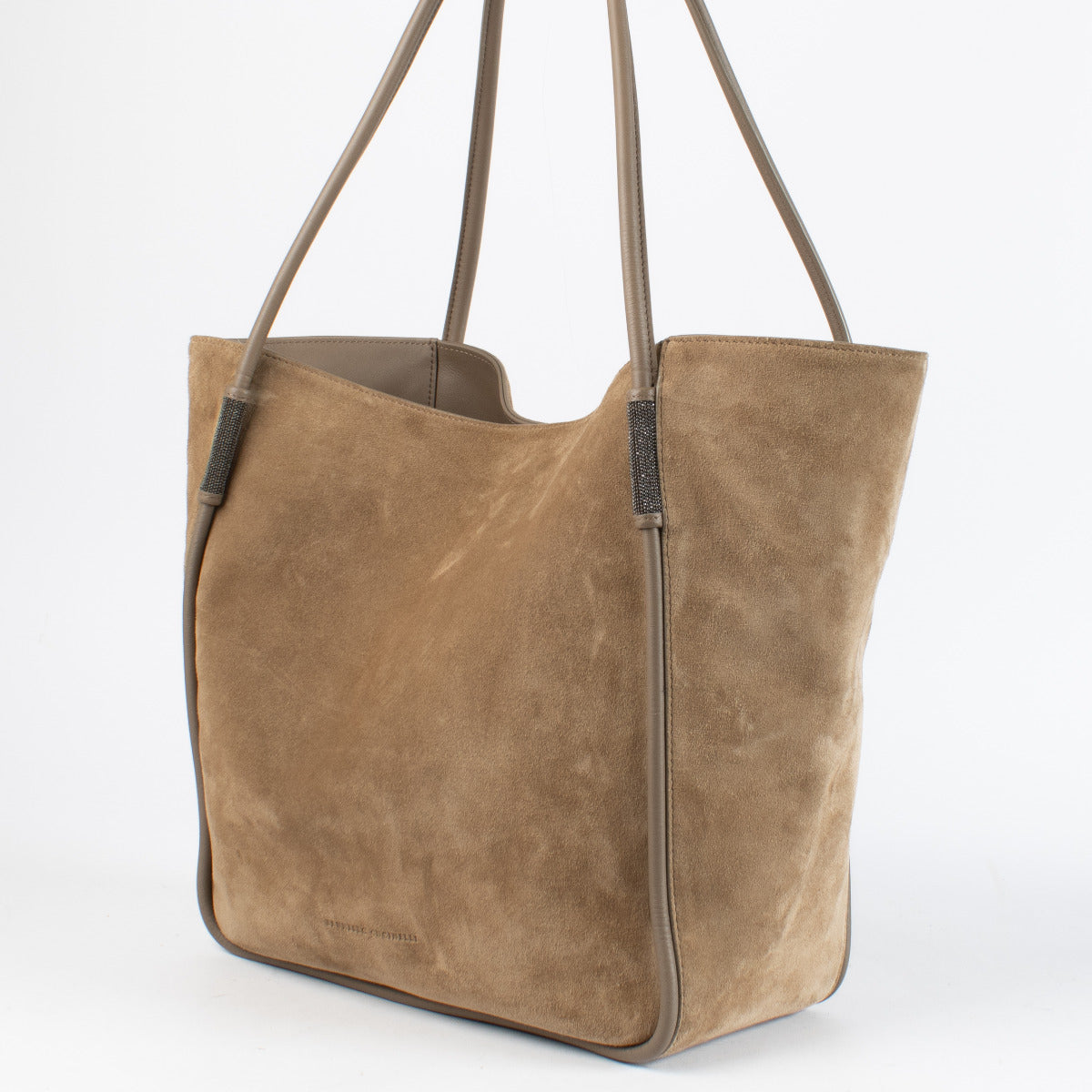 Brunello Cucinelli Suede Shopper Bag