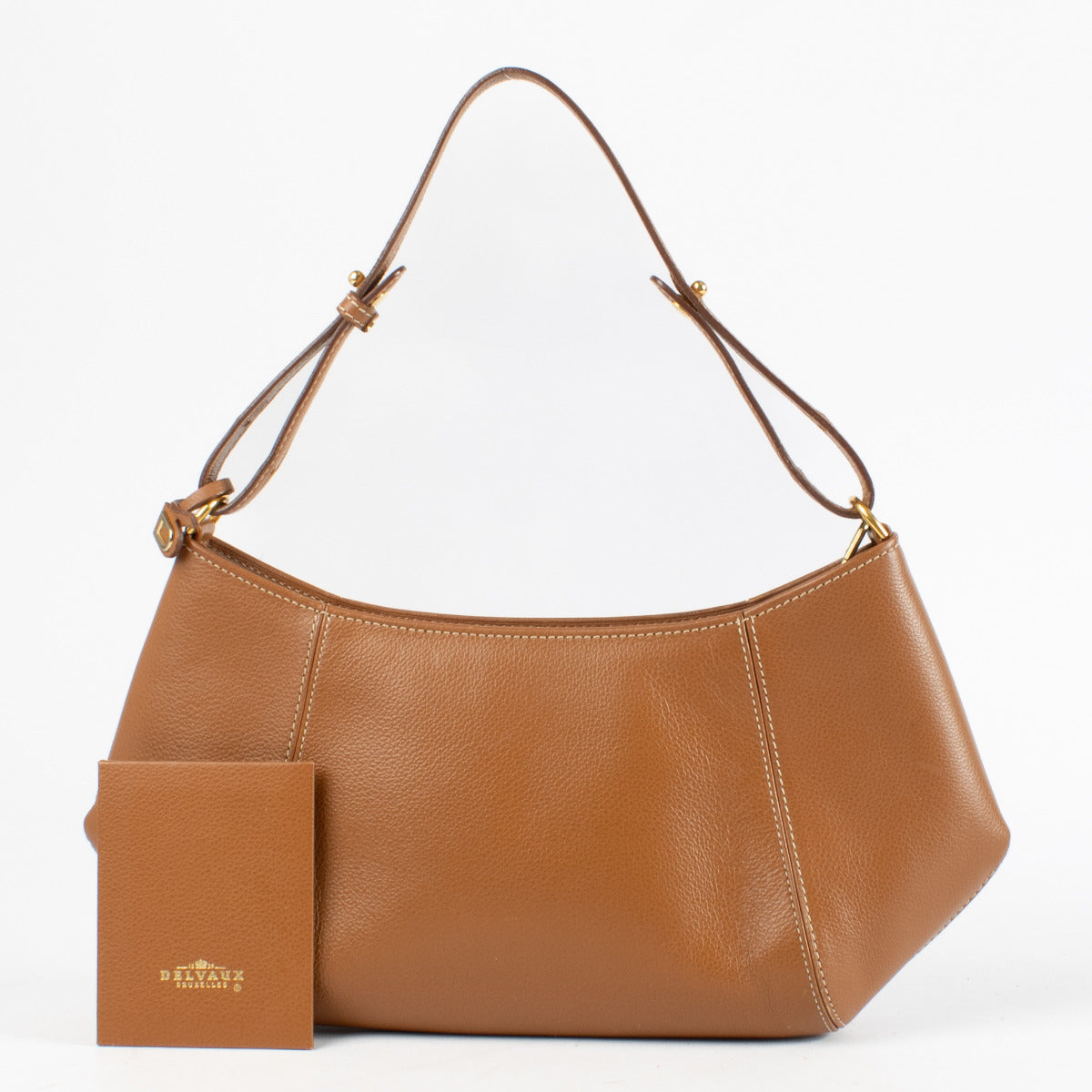 Delvaux Cognac Désir Shoulder Bag for the best price at Labellov secondhand luxury