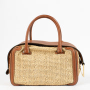 Authentic Preloved Delvaux Beige Raffia Cool Box on Labellov.com
