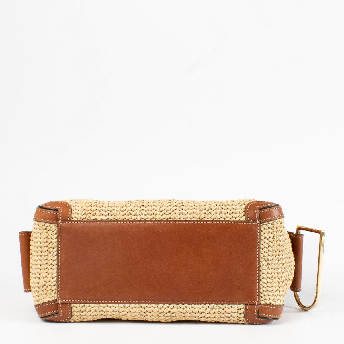 Authentic Preloved Delvaux Beige Raffia Cool Box on Labellov.com