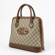 Authentic Preloved Gucci Monogram Horsebit Top handle on Labellov.com