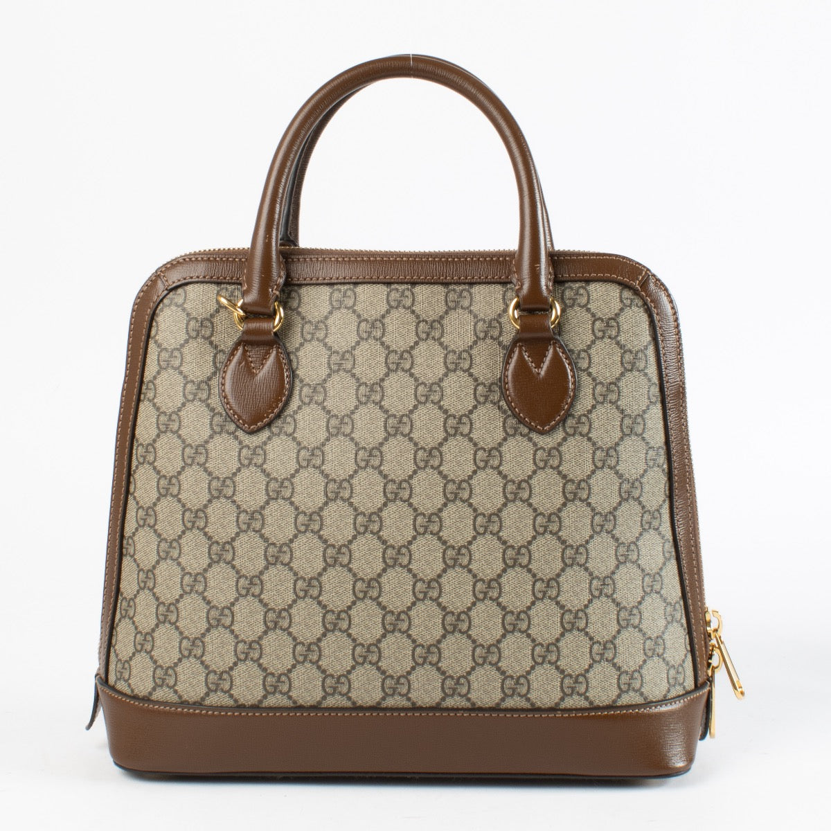 Authentic Preloved Gucci Monogram Horsebit Top handle on Labellov.com