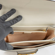 shop 100% authentic second hand Gucci White Horsebit 1955 Medium Bag on Labellov.com