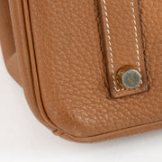 authentic preloved Hermès Birkin 35 Verso Gold/Geranium Togo GHW on Labellov.com
