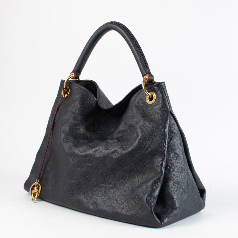 Louis Vuitton Monogram Empreinte Navy Blue Artsy MM
