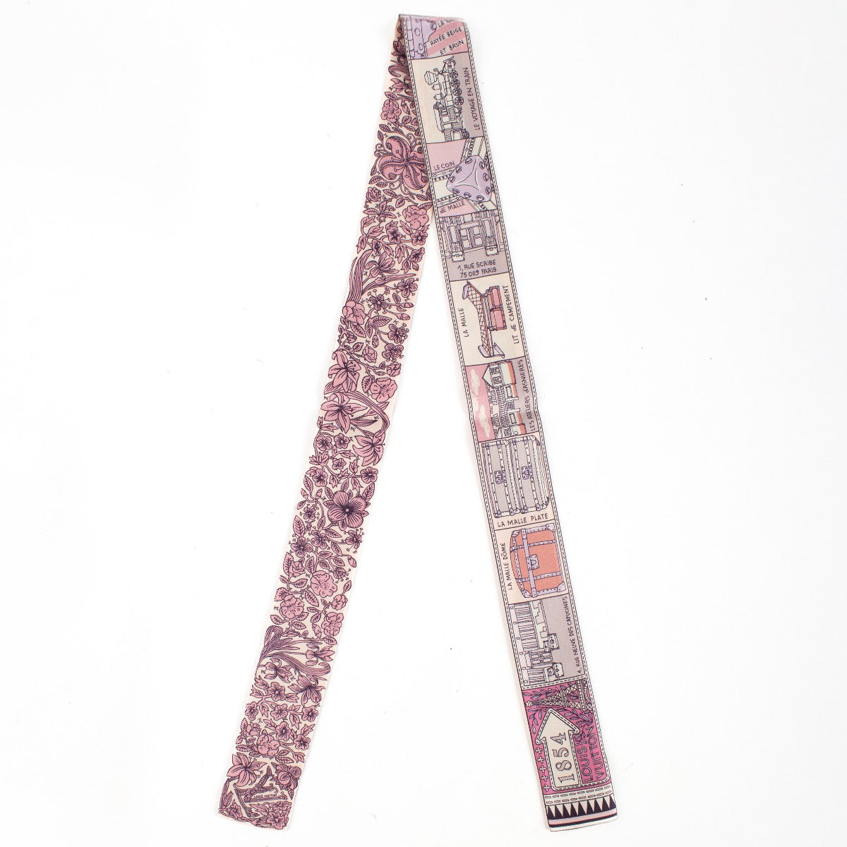 Shop safe online at Labellov in Antwerp, Brussels and Knokke this 100% authentic second hand Louis Vuitton Pink Silk Bandeau Scarf. Veilig online tweedehands authentieke Louis Vuitton Pink Silk Bandeau Scarf kopen bij Labellov.