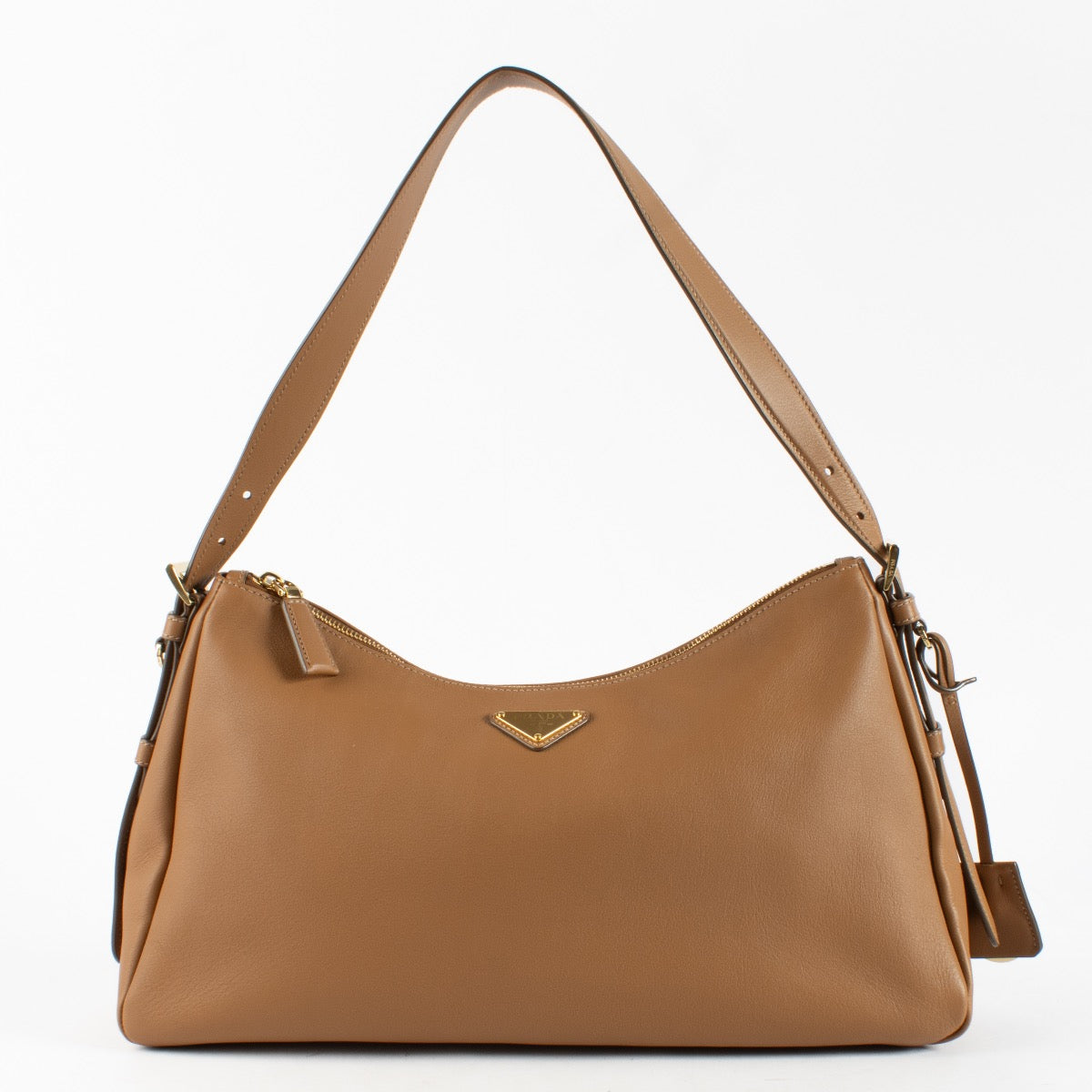 Authentic Second Hand Prada Caramel Large Aimée Bag on Labellov.com