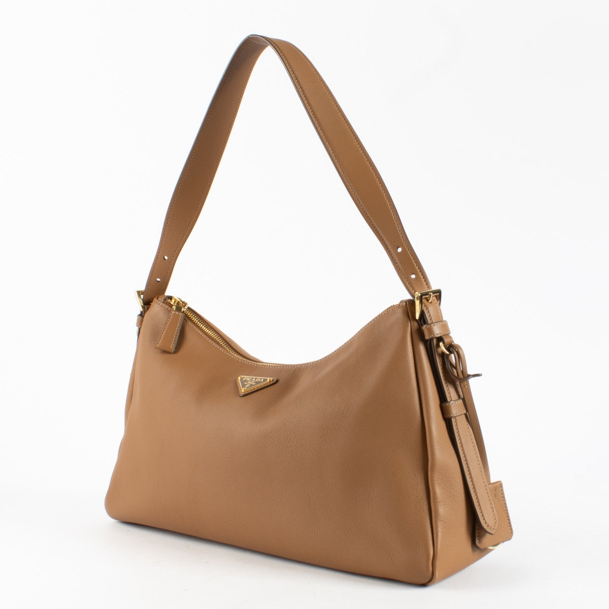 Authentic Second Hand Prada Caramel Large Aimée Bag on Labellov.com