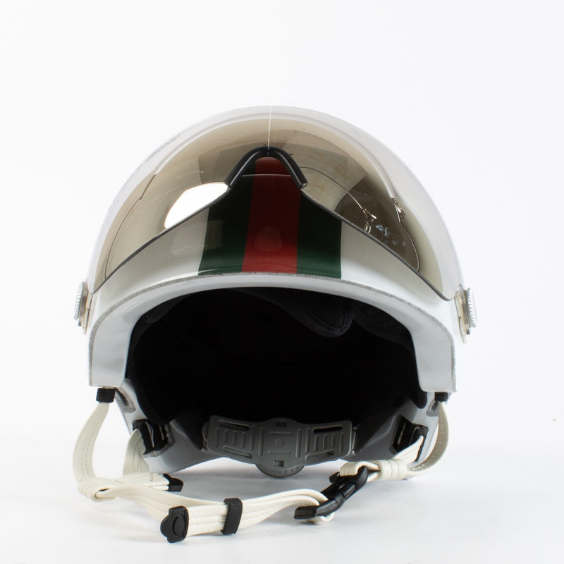 Authentic Preloved Gucci White Bianchi Helmet - Size L/XL on Labellov.com