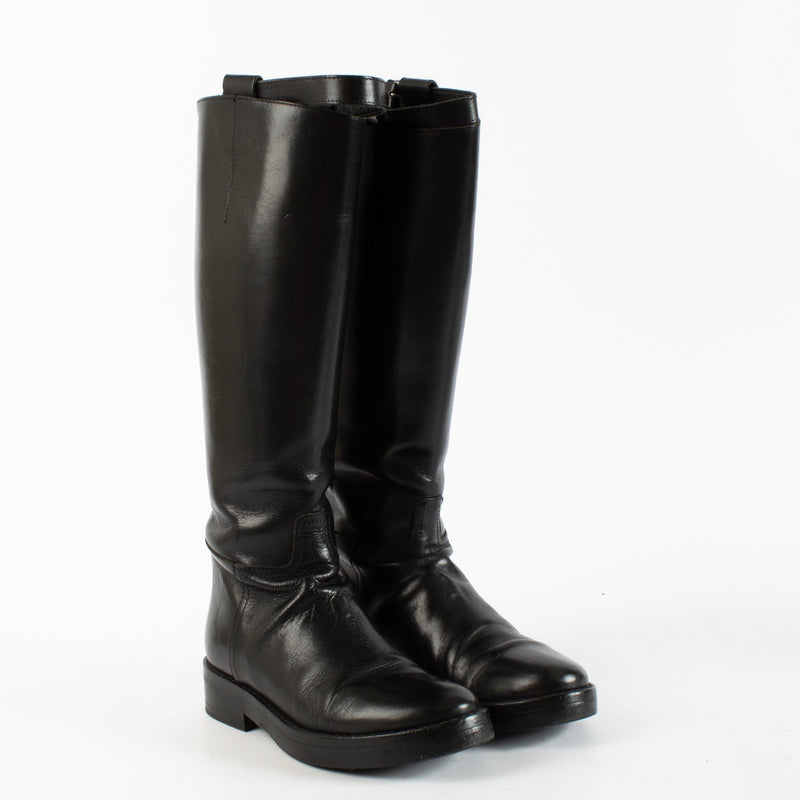 Authentic Preloved Ann Demeulemeester Black Stan Boots - Size 37 1/2 on Labellov.com