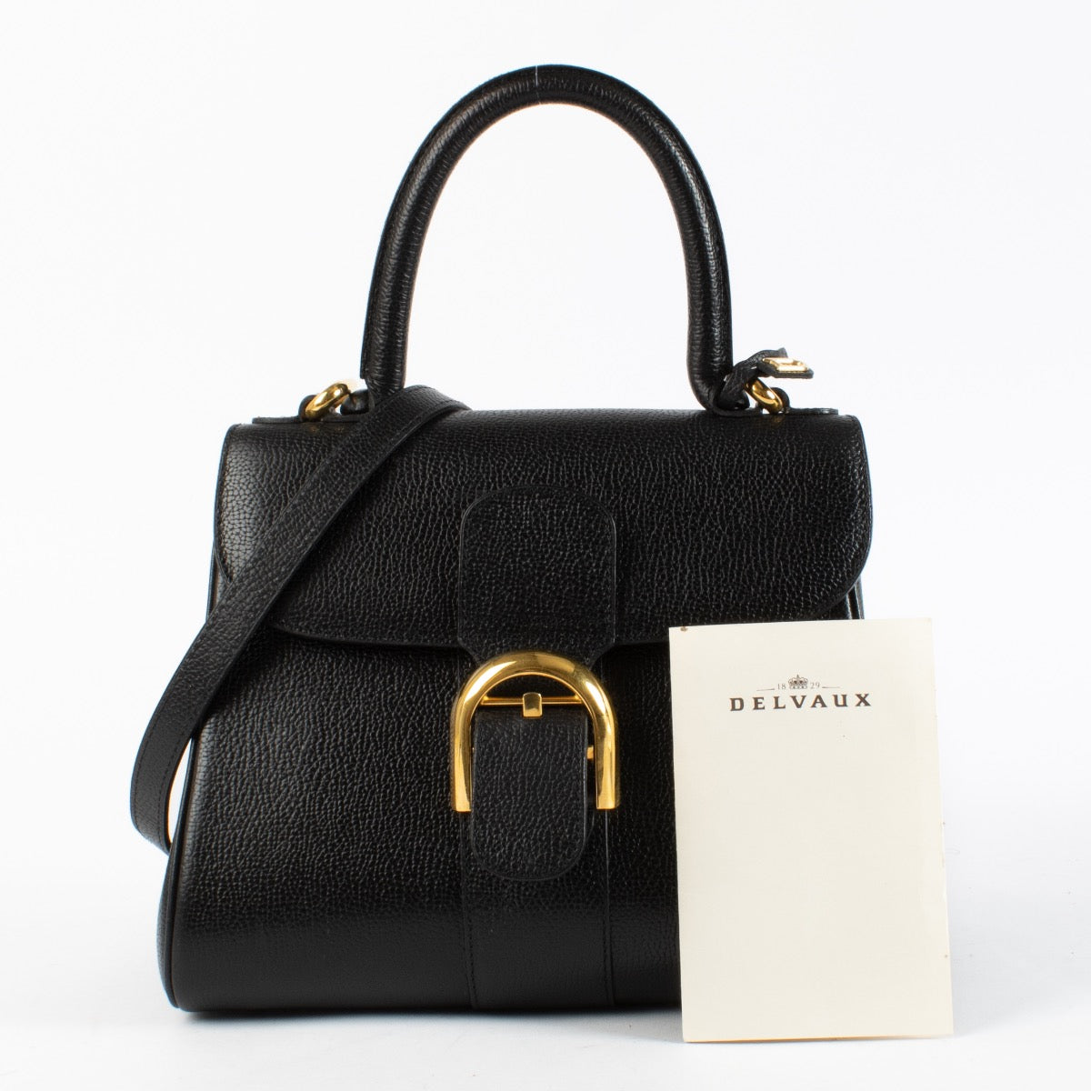 Authentic Preloved Delvaux Black Jumping Brillant PM on labellov.com