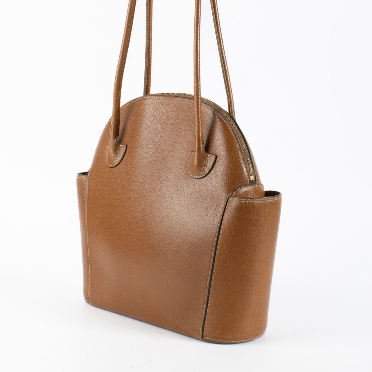 Sac à bandoulière Delvaux Cognac Mousson