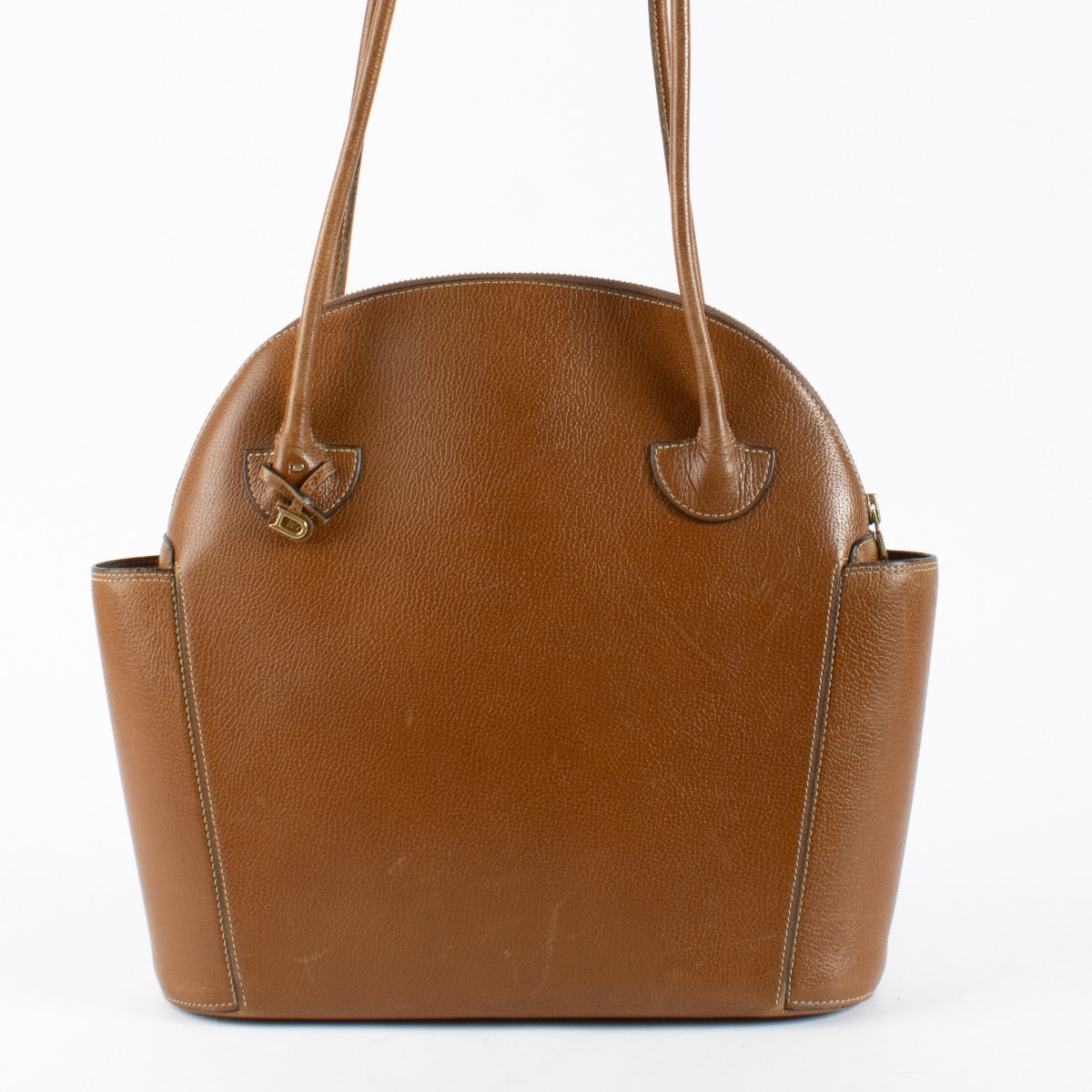 Sac à bandoulière Delvaux Cognac Mousson