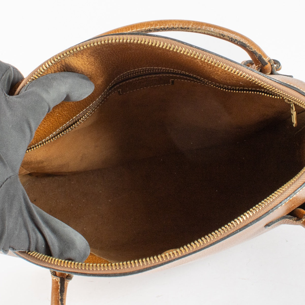Sac à bandoulière Delvaux Cognac Mousson