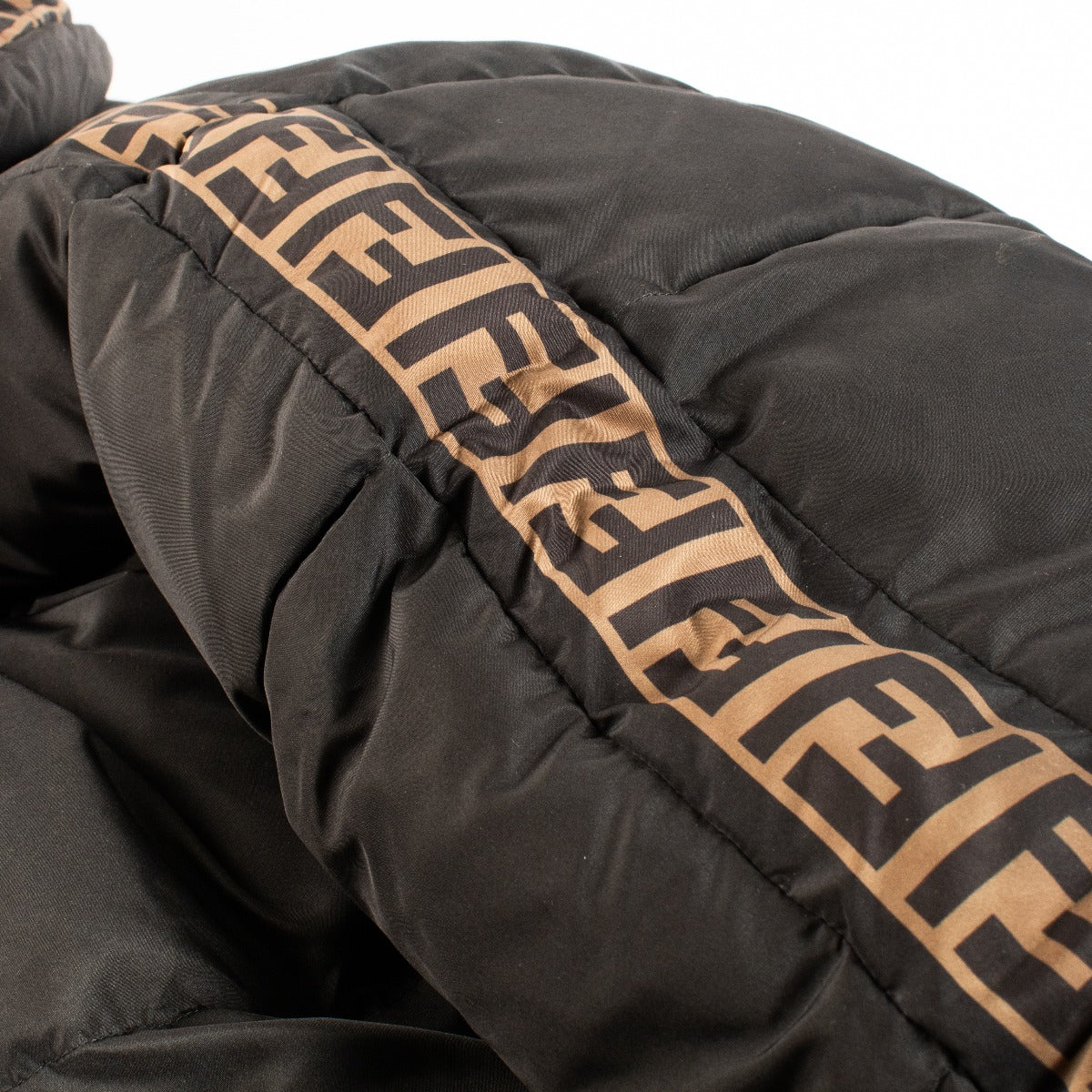 Authentic second-hand Fendi FF Reversible Down Jacket - Size L on labellov.com
