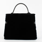 Authentic pre-loved Delvaux Black Fur Tempête MM on Labellov.com