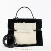 Authentic pre-loved Delvaux Black Fur Tempête MM on Labellov.com