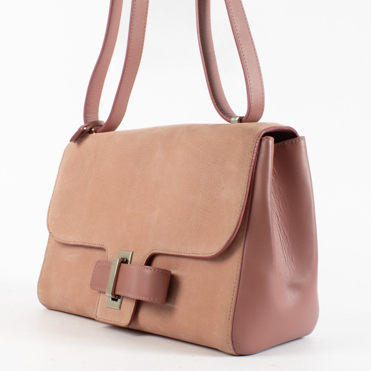 Authentic Second Hand Delvaux Pink Simplissime City Bag on Labellov.com