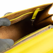 Authentic Second Hand Delvaux Mode 2001 Fluo Yellow Brillant MM Bag on Labellov.com