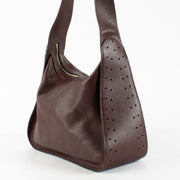 Authentic preloved Delvaux Burgundy Pensée Shoulder Bag on Labellov.com