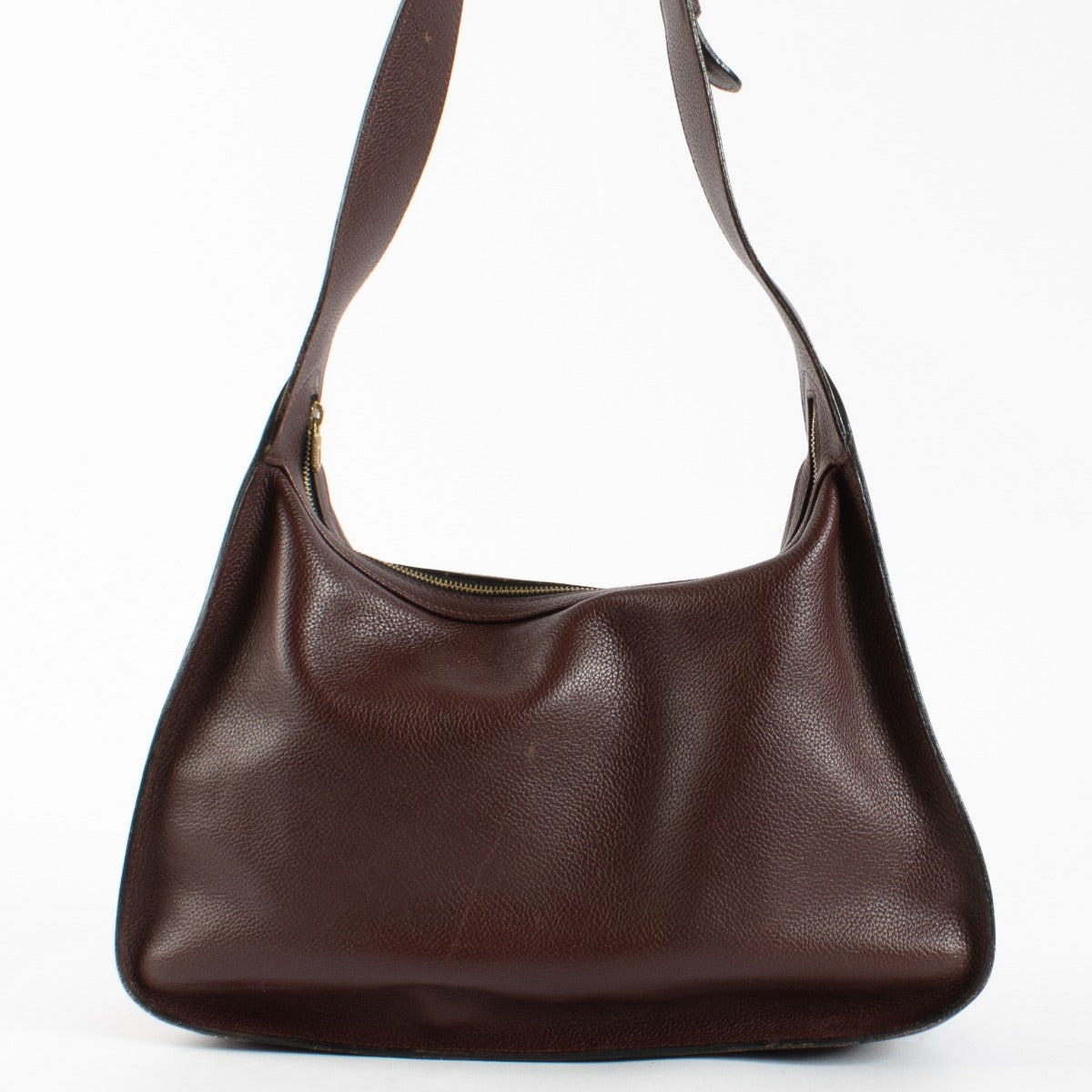 Authentic preloved Delvaux Burgundy Pensée Shoulder Bag on Labellov.com