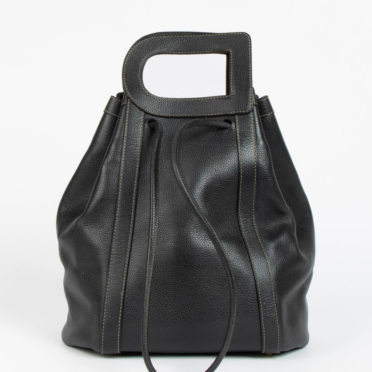 Shop this 100% authentic Delvaux Black Punch D Top Handle Bag at Labellov.com