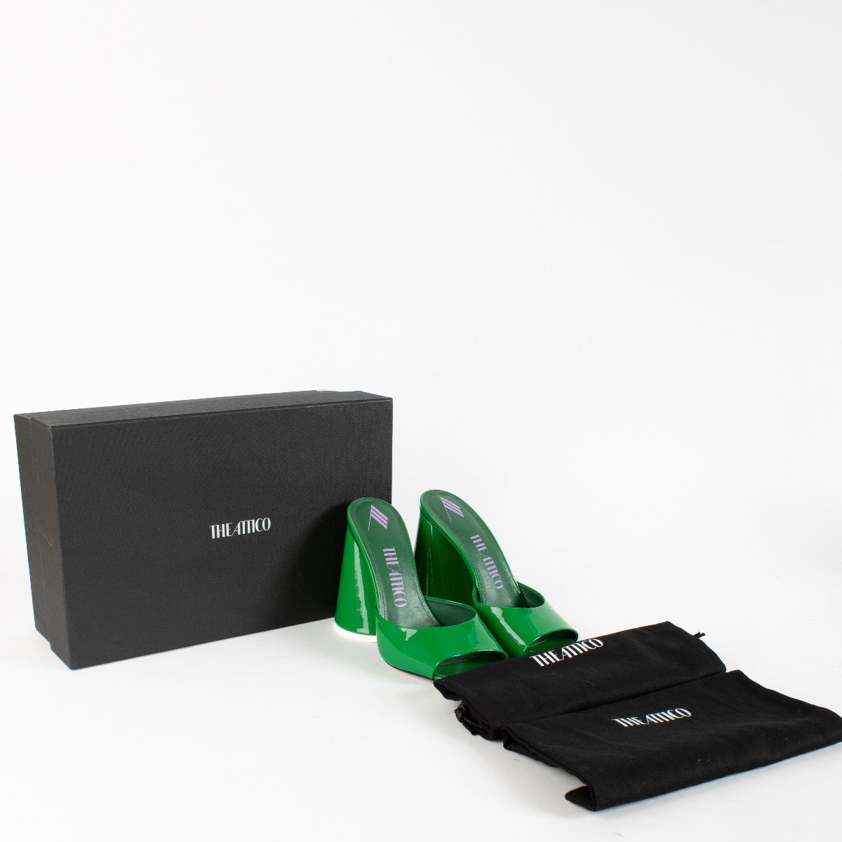 Authentic Second Hand The Attico Green Heels - Size 38,5 on Labellov.com