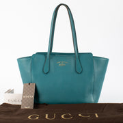 Gucci Teal Blue Swing Bag