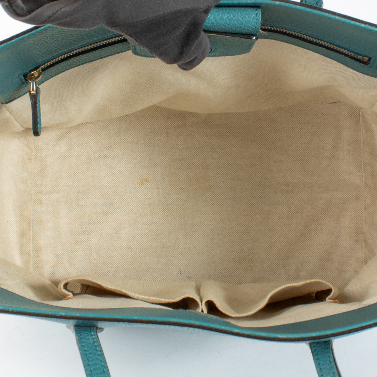 Gucci Teal Blue Small Swing Bag
